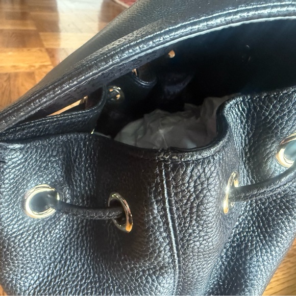 NWOT Kate Spade Black Leather Backpack main image 6
